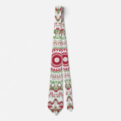 Cravate Tie Dye Christmas Mandala (Devant)