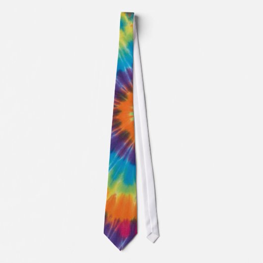 Cravate Tie-dye coloré  (Devant)