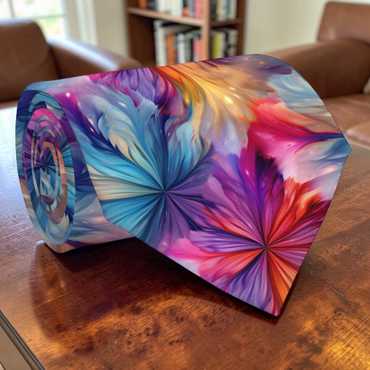 Cravate Tie Dye Hippie des années 60