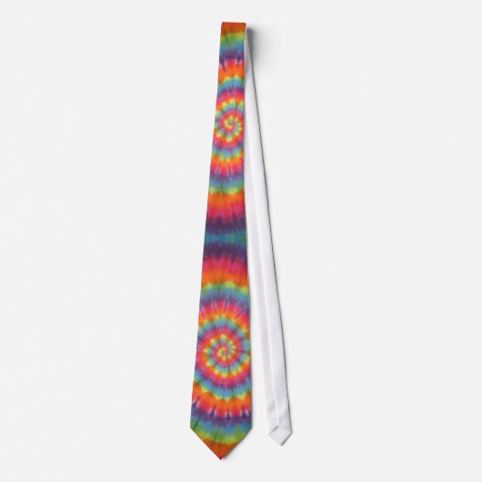 Cravate Tie Dye Necktie - Double tourbillons (Devant)