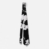 Cravate Tie Dye Noir et Blanc (Dos)