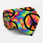 Cravate Tie-Dye Signe de Paix (Roulé)