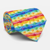 Cravate Tie Dye Star (Roulé)