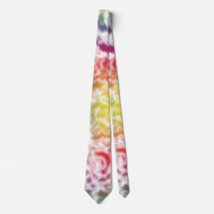 Cravate Tie Dye Vibrant Squiggle