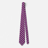 Cravate Tie Eagle Frenzy Double Face Imprimé (Fuschia) (Devant)