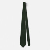 Cravate Tie en tricot panier vert pin profond (Devant)