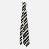 Cravate Tie Executive | Marbre Luxe B&W + Or (Dos)