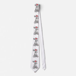 Cravate Tie fantaisiste de faune de Noël en Alaska