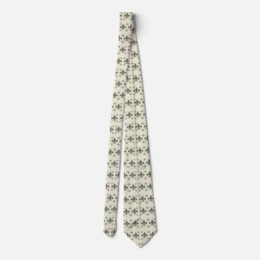 Cravate Tie Fleur-De-Lis Original Moss (Dos)