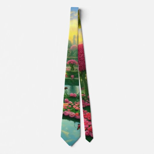 Cravate Tie floral  (Devant)
