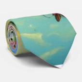 Cravate Tie floral  (Roulé)