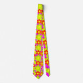 Cravate Tie Floral Abstrait (Devant)