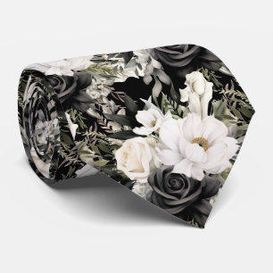 Cravate Tie floral pour occasion spéciale Moderne et for