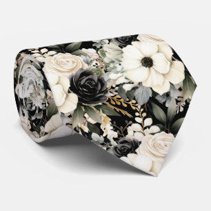Cravate Tie floral pour occasion spéciale Moderne et for