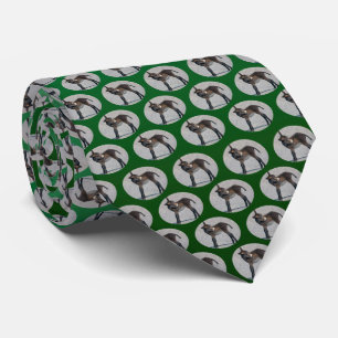 Cravate Tie frénésie bourrique (vert clair/vert foncé)