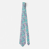Cravate Tie Glam Couleurs Pastel Sirène (Devant)