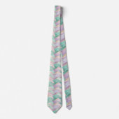 Cravate Tie Glam Couleurs Pastel Sirène (Devant)