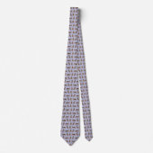 Cravate Tie Hare Frenzy Double Face Imprimé (Lilas) (Devant)