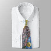 Cravate Tie inspired by Hundertwasser (Attaché)