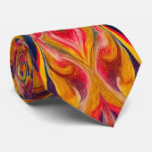 Cravate Tie Kaléidoscope Color Burst (Roulé)