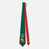 Cravate Tie : Merry & Bright (green) (Devant)