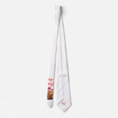 Cravate Tie : Merry & Bright (white) (Dos)
