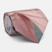 Cravate Tie Miss Caniche Rose  (Roulé)