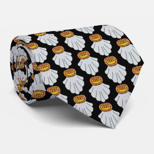 Cravate Tie (noir) - Citrouille Fantôme