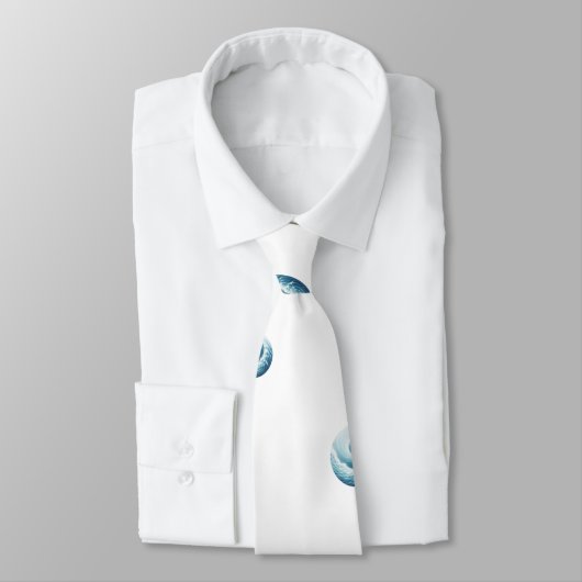 Cravate tie ocean  (Attaché)