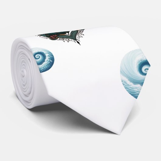 Cravate tie ocean (Roulé)