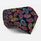 Cravate Tie Paisley Multicolore (Roulé)