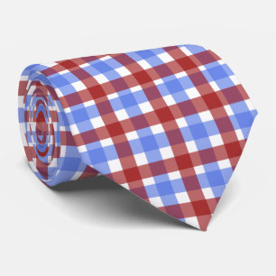Cravate Tie Père de la Fête des Pères Coloré à Carreaux Pa