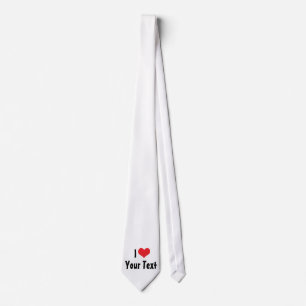 Cravate Tie personnalisé Je t'aime