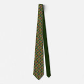Cravate Tie personnalisé motif scarabées (Devant)