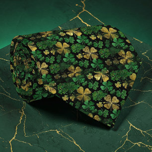 Cravate Tie personnalisé vert pour la Saint-Patrick