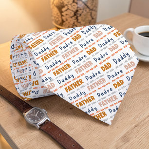 Cravate Tie personnalisée pour la fête des pères