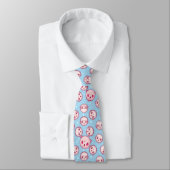 Cravate Tie Poisson-globe et Bulles Cou (Attaché)