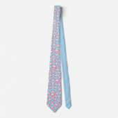 Cravate Tie Poisson-globe et Bulles Cou (Devant)