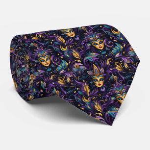 Cravate Tie pour homme Mardi Gras