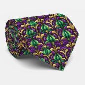 Cravate Tie pour homme Mardi Gras (Roulé)