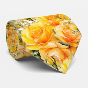 Cravate Tie pour homme   Necktie florale pour mariage et é