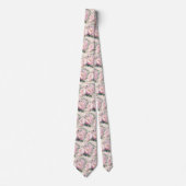 Cravate Tie pour homme | Nœud papillon floral pour mariage (Devant)