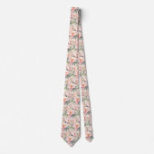 Cravate Tie pour homme | Nœud papillon floral pour mariage (Devant)