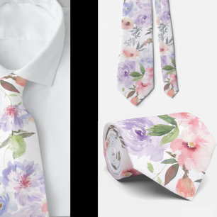Cravate Tie pour homme Nœud papillon floral pour mariage