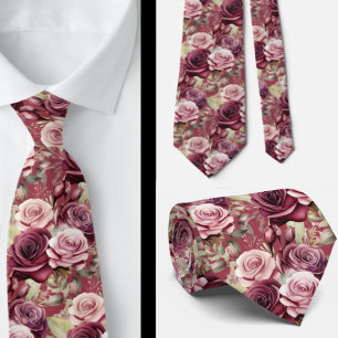 Cravate Tie pour homme Nœud papillon floral pour mariage