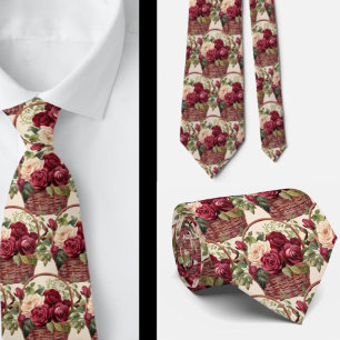 Cravate Tie pour homme Nœud papillon floral pour mariage