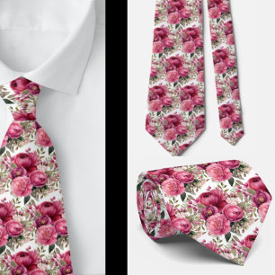 Cravate Tie pour homme Nœud papillon floral pour mariage