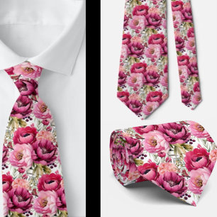 Cravate Tie pour homme Nœud papillon floral pour mariage