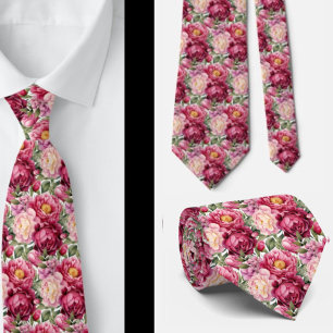 Cravate Tie pour homme Nœud papillon floral pour mariage
