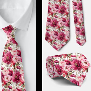 Cravate Tie pour homme Nœud papillon floral pour mariage
